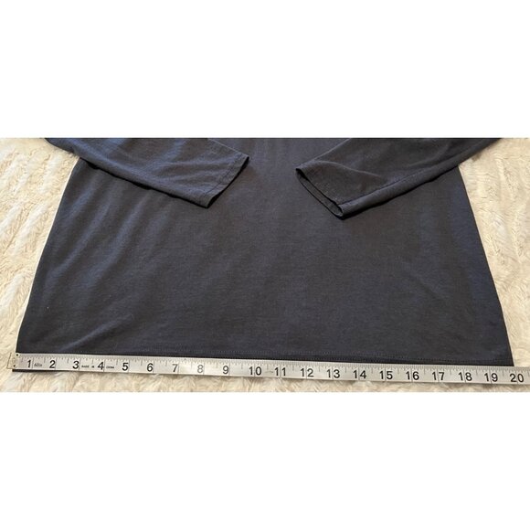 District Perfect Tri Hooded Gray Tee Baseball Squad Polyester Women's Size SMALL - Picture 10 of 16